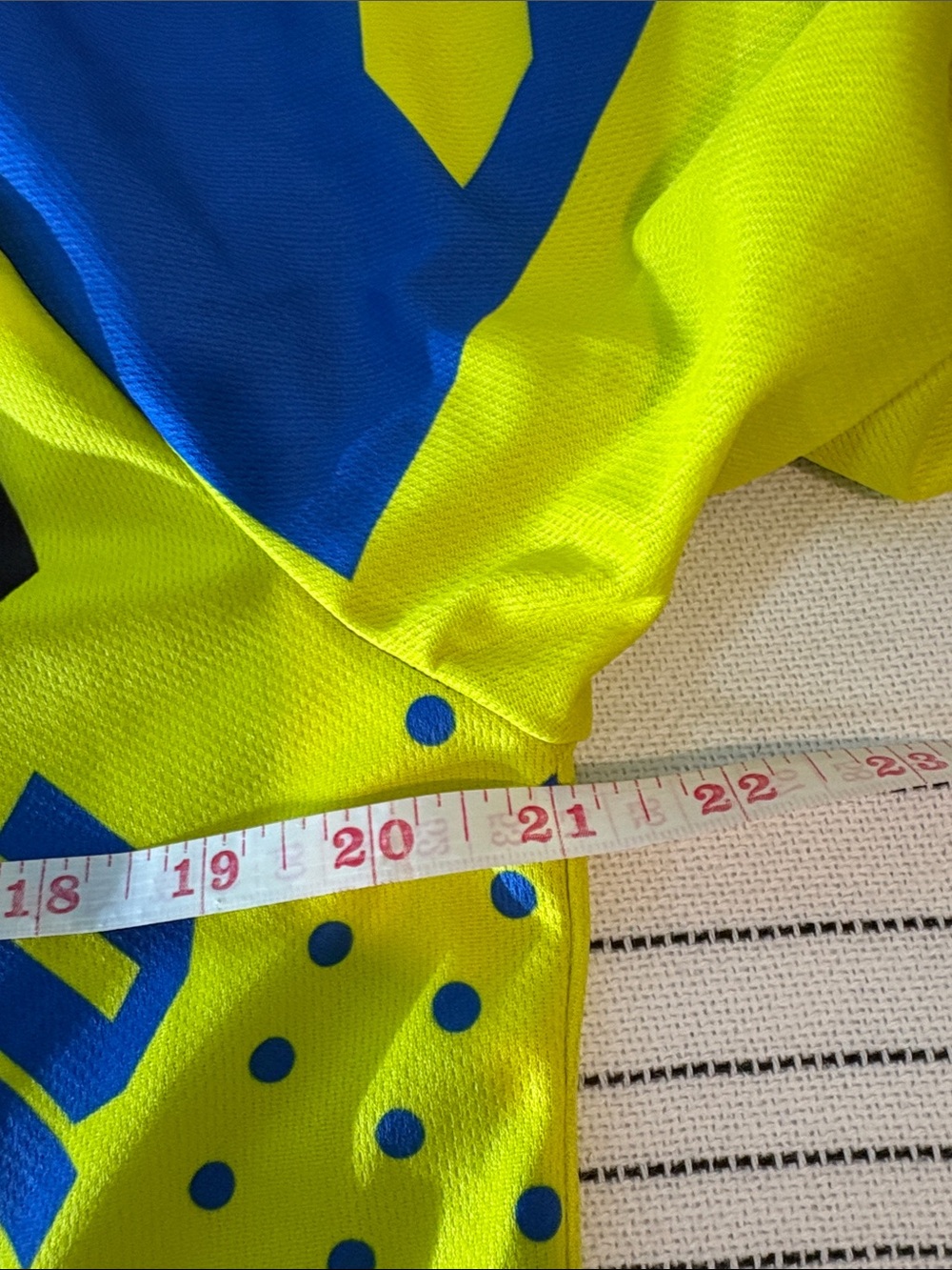 FXR Race Division Motocross Jersey Neon Yellow Blue Long Sleeve MX Jersey - Picture 4 of 5